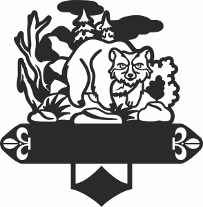 ﻿Адресная табличка №177 Медведь